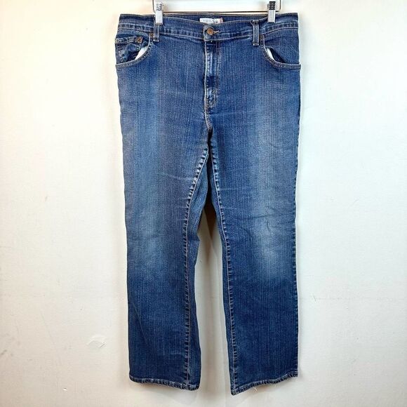 Levi’s 550 Relaxed Bootcut Blue Denim Jeans Women’s‎ 14 M Read - Picture 1 of 9